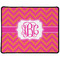 Pink & Orange Chevron Large Gaming Mouse Pad - 12.5" x 10" (Personalized)