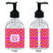 Pink & Orange Chevron Glass Soap/Lotion Dispenser - Approval
