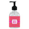 Pink & Orange Chevron Glass Soap & Lotion Bottle - Single Bottle (Personalized)