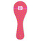 Pink & Orange Chevron Ceramic Spoon Rest (Personalized)