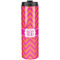 Pink & Orange Chevron Stainless Steel Skinny Tumbler - 20 oz (Personalized)