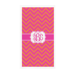 Pink & Orange Chevron Guest Towels - Full Color - Standard (Personalized)