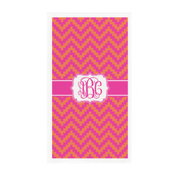 Pink & Orange Chevron Guest Paper Towels - Full Color - Standard (Personalized)