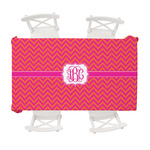 Pink & Orange Chevron Tablecloth - 58"x102" (Personalized)