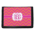 Pink & Orange Chevron Trifold Wallet (Personalized)