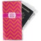 Pink & Orange Chevron Travel Document Holder