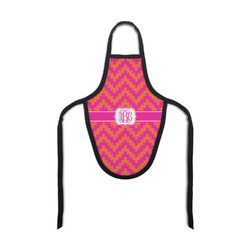 Pink & Orange Chevron Bottle Apron (Personalized)