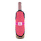 Pink & Orange Chevron Wine Bottle Apron - IN CONTEXT