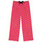 Pink & Orange Chevron Womens Pajama Pants - S