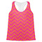 Pink & Orange Chevron Womens Racerback Tank Top - X Small