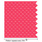 Pink & Orange Chevron Wrapping Paper Roll - Matte - Partial Roll