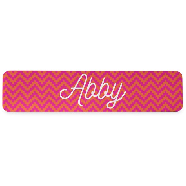 Pink & Orange Chevron Wrist Rest - Apvl