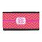 Pink & Orange Chevron Leatherette Ladies Wallet (Personalized)