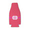 Pink & Orange Chevron Zipper Bottle Cooler (Personalized)