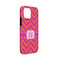 Pink & Orange Chevron iPhone Case - Rubber Lined - iPhone 13 Mini (Personalized)