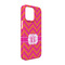 Pink & Orange Chevron iPhone Case - Plastic - iPhone 13 Pro (Personalized)