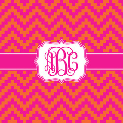 Pink & Orange Chevron