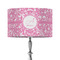 Floral Vine 12" Drum Lamp Shade - Fabric (Personalized)