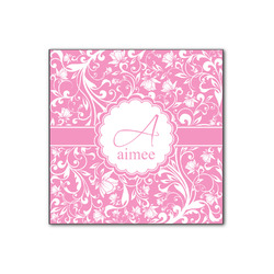 Floral Vine Wood Print - 12x12 (Personalized)