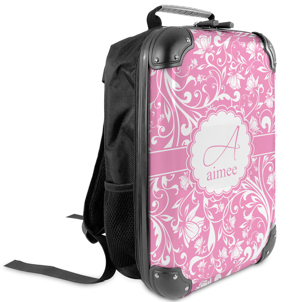 Custom Floral Vine Kids Hard Shell Backpack (Personalized)