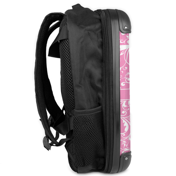 Floral Vine 13" Hard Shell Backpacks - Side View