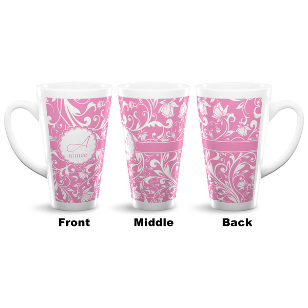 Floral Vine 16 Oz Latte Mug - Approval