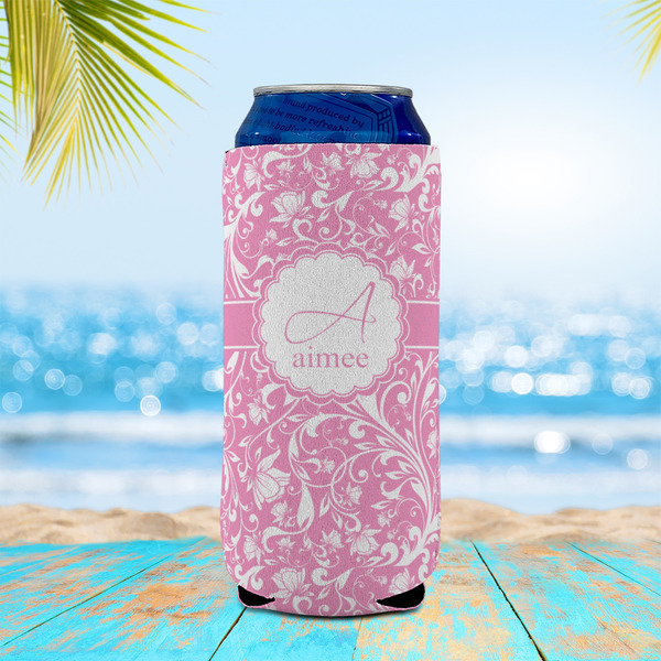 Floral Vine 16oz Can Sleeve - LIFESTYLE