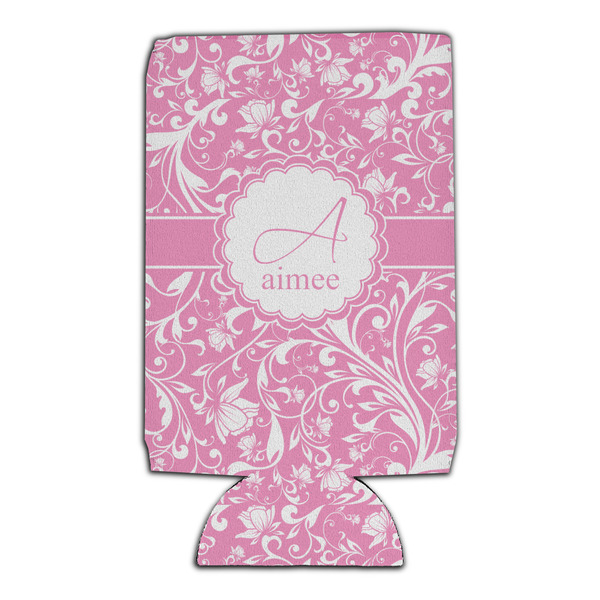 Floral Vine 16oz Can Sleeve - Set of 4 - FRONT