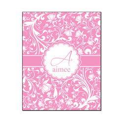 Floral Vine Wood Print - 16x20 (Personalized)