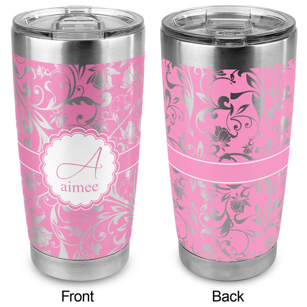 Floral Vine 20oz SS Tumbler - Full Print - Approval