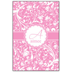 Floral Vine Wood Print - 20x30 (Personalized)