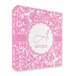 Floral Vine 3 Ring Binder - Full Wrap - 2" (Personalized)