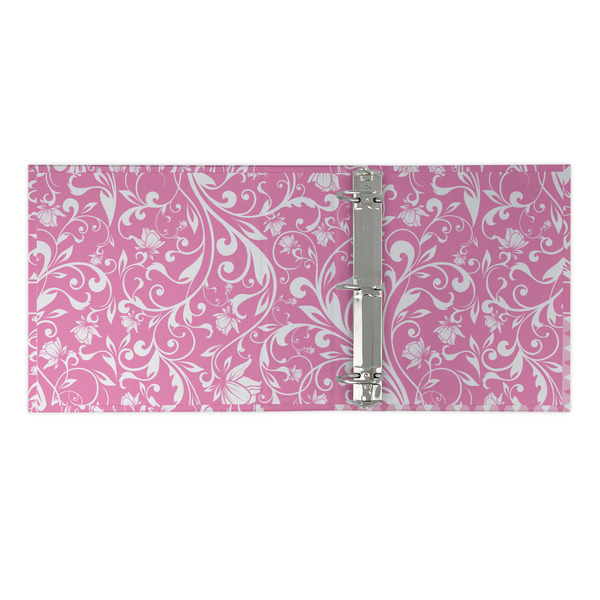 Floral Vine 3 Ring Binders - Full Wrap - 2" - OPEN INSIDE