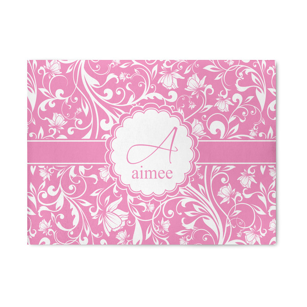 Custom Floral Vine Area Rug (Personalized)