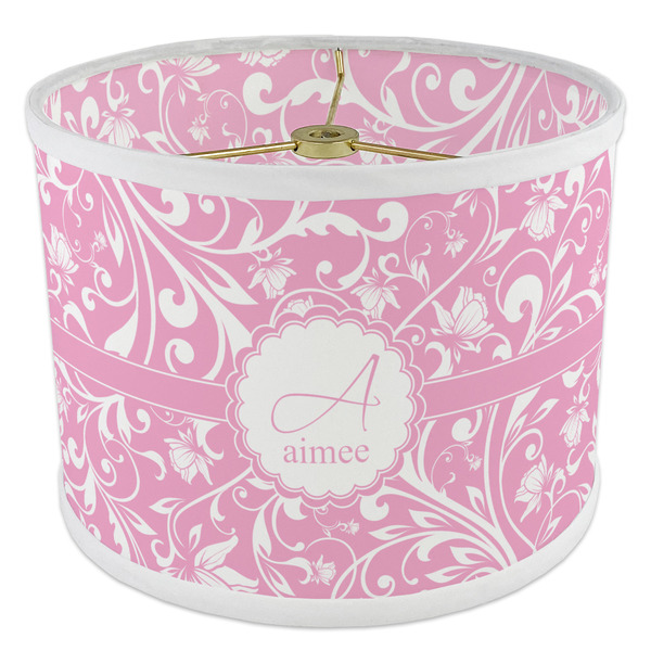 Floral Vine 8" Drum Lampshade - ANGLE Poly-Film