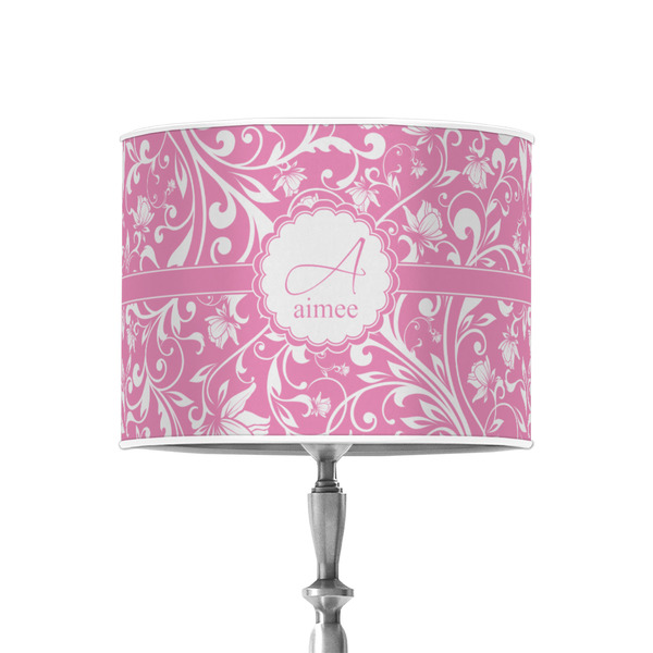 Custom Floral Vine 8" Drum Lamp Shade - Poly-film (Personalized)