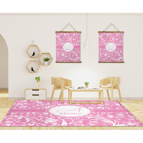 Floral Vine 8'x10' Indoor Area Rugs - IN CONTEXT