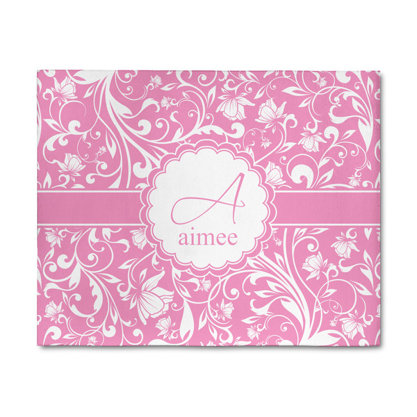 Custom Floral Vine 8' x 10' Indoor Area Rug (Personalized)