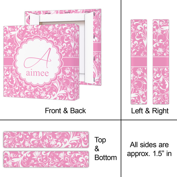 Floral Vine 8x8 - Canvas Print - Approval