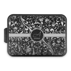 Floral Vine Aluminum Baking Pan with Black Lid (Personalized)