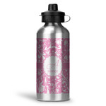 Floral Vine Water Bottles - 20 oz - Aluminum (Personalized)