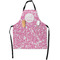 Floral Vine Apron With Pockets w/ Name and Initial