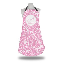 Floral Vine Apron w/ Name and Initial