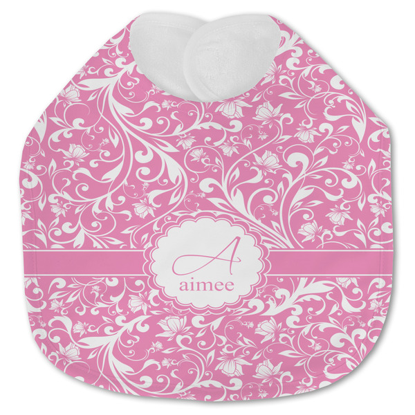 Floral Vine Baby Bib - AFT closed