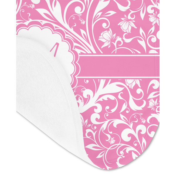Floral Vine Baby Bib - AFT detail