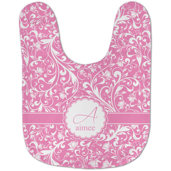 Floral Vine Baby Bib - AFT flat