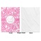 Floral Vine Baby Blanket (Single Side - Printed Front, White Back)