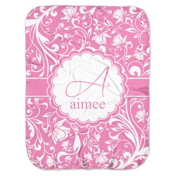 Floral Vine Baby Swaddling Blanket (Personalized)