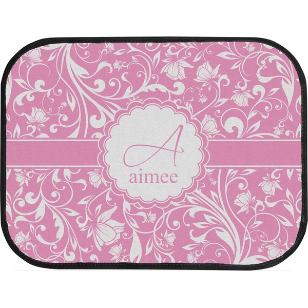 Floral Vine Back Seat Car Mat
