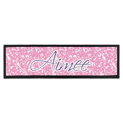 Floral Vine Bar Mat (Personalized)